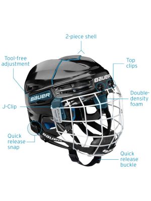 CASCO BAUER PRODIGY COMBO Yth - Imagen 8